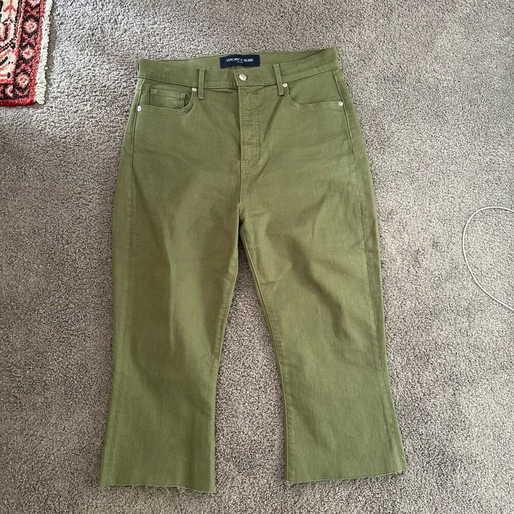 Veronica Beard Carson Ankle Flare High Rise Jeans